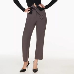 Aritzia Wilfred Tie Front Pant